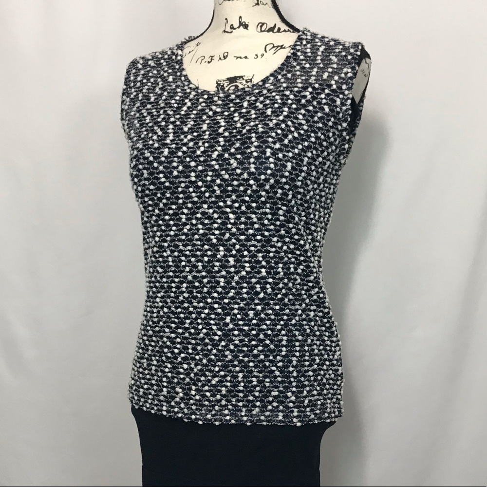 Evan Picone Sleeveless Knit Blouse Size S
